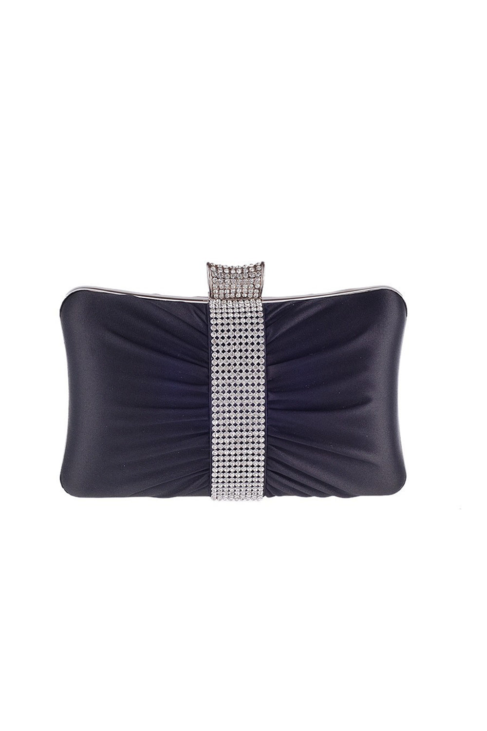 Tragbare schwarze Strass Clutch Tasche