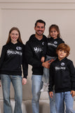 Family Set Schwarzes Langarm-Sweatshirt