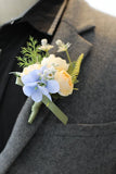 Romantische blaue Prom Handgelenk Corsage für Hochzeitsfeier