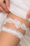 Braut Hochzeit Strumpfband Set mit elastischer Spitze