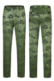 Army Green Peak Revers 2-teiliger Herren-Ballanzug mit Muster