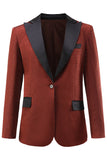 Rust Peak Revers One Button Damen Blazer