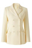 Apricot Peak Revers Zweireihiger Blazer