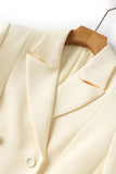 Apricot Peak Revers Zweireihiger Blazer