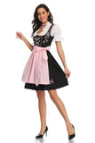 Dirndl Weiß besticktes Kleid