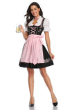 Dirndl Weiß besticktes Kleid