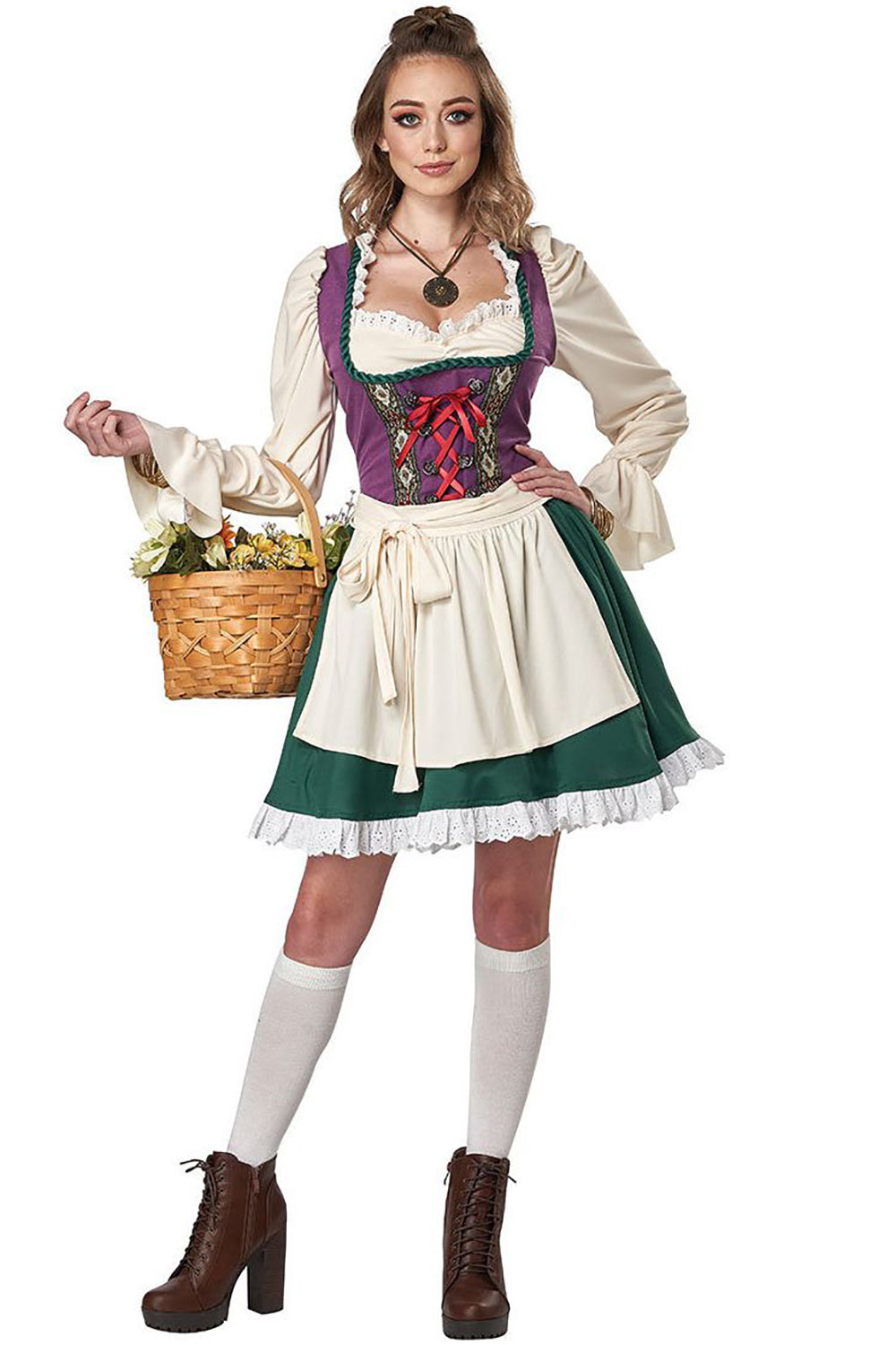 Dirndl Biergarten Mädchen Kostüm