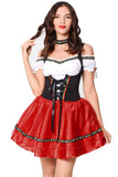 Sexy Vintage Lässige Gothic Dirndl Kleid Kostüme