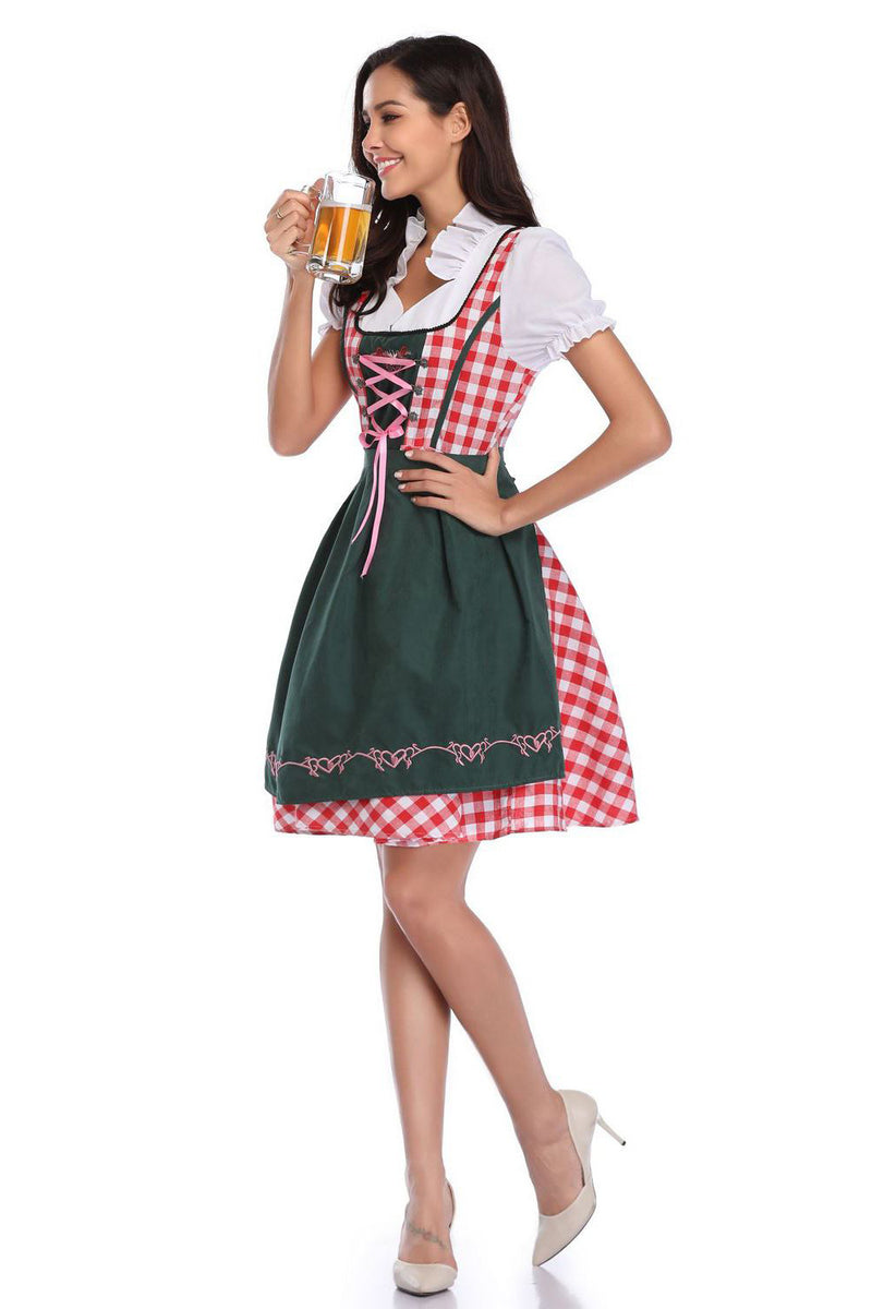 Laden Sie das Bild in den Galerie-Viewer, Dirndlkleider Bayerisches Oktoberfest Cosplay Dienstmädchen Kostüm