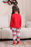 Rotes Weihnachts-Familien-Pyjama-Set