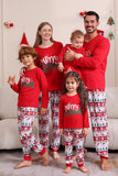 Rotes Weihnachts-Familien-Pyjama-Set