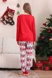 Rotes Weihnachts-Familien-Pyjama-Set