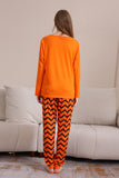 Orange Halloween Familie Passendes Pyjama-Set