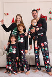 Schwarzes Merry Christmas Family Pyjama-Set