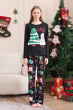 Schwarzes Merry Christmas Family Pyjama-Set