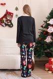 Schwarzes Merry Christmas Family Pyjama-Set