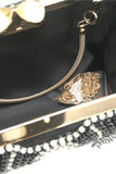 Goldene Perlenkette Party Clutch