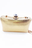 Goldene Perlenkette Party Clutch