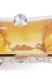 Goldene Perlenkette Party Clutch