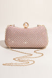 Glitter Blush Perlen Party Clutch