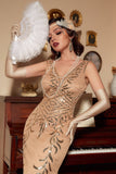 Pailletten Gatsby 1920er Jahre Ballkleid