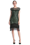 Rosa Pailletten Gatsby 1920er Jahre Flapper Kleid