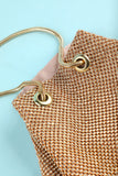 Gold Casual Handtasche